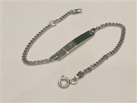 Bracciale Gazzola Bambino in Oro bianco BROBMONICTARGM7